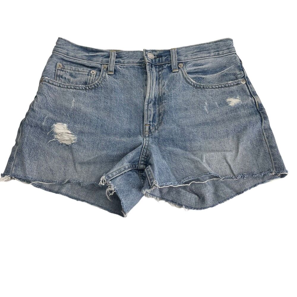 Everlane The Denim Short Women’s 26 Blue Shorts Cut Off